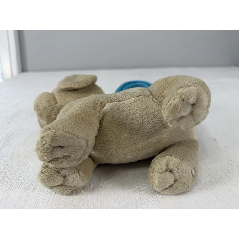 Gymboree Girl Beach Puppy Plush Purse Tropical-Bloom Tan Lab Labrador Dog 2010